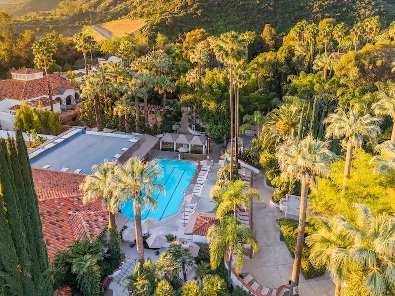Lap pool at Glen Ivy