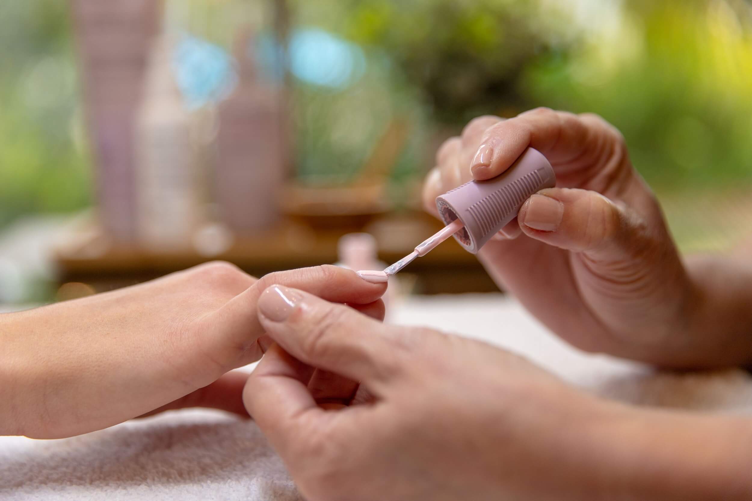 Nail care at Glen Ivy Hot Springs