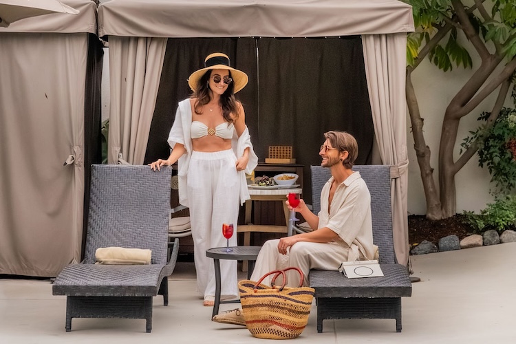 Private cabana at Glen Ivy
