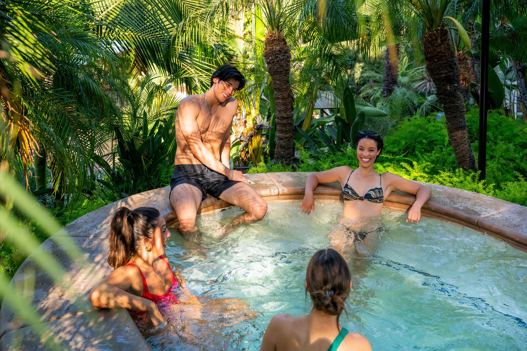 Hot and Cold Plunge at Glen Ivy